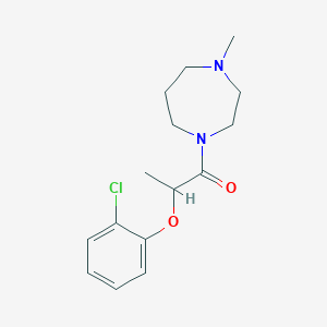 1-[2-(2-chlorophenoxy)propanoyl]-4-methyl-1,4-diazepane