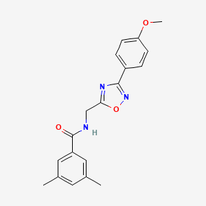 N-{[3-(4-methoxyphenyl)-1,2,4-oxadiazol-5-yl]methyl}-3,5-dimethylbenzamide