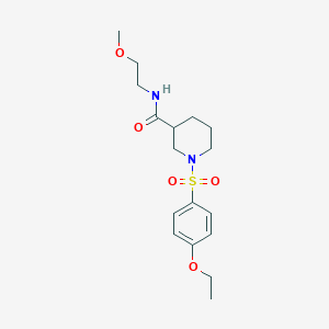 1-(4-ETHOXYBENZENESULFONYL)-N-(2-METHOXYETHYL)PIPERIDINE-3-CARBOXAMIDE