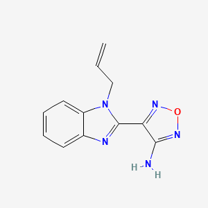 4-(1-ALLYL-1H-1,3-BENZIMIDAZOL-2-YL)-1,2,5-OXADIAZOL-3-AMINE