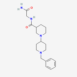 N-(2-amino-2-oxoethyl)-1'-benzyl-1,4'-bipiperidine-3-carboxamide