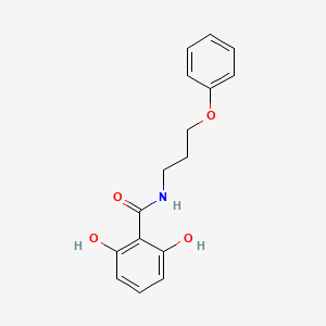 2,6-dihydroxy-N-(3-phenoxypropyl)benzamide