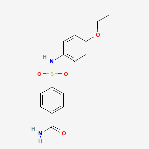 4-{[(4-ethoxyphenyl)amino]sulfonyl}benzamide