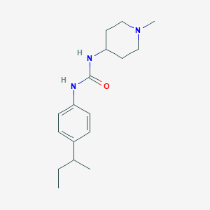 N-[4-(SEC-BUTYL)PHENYL]-N'-(1-METHYL-4-PIPERIDYL)UREA