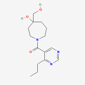 4-(hydroxymethyl)-1-[(4-propyl-5-pyrimidinyl)carbonyl]-4-azepanol