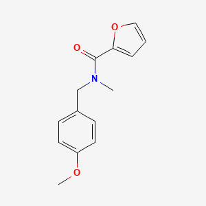 N-(4-methoxybenzyl)-N-methyl-2-furamide