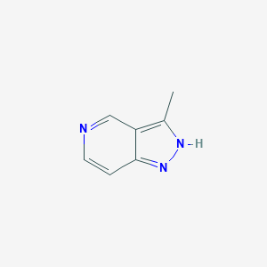molecular formula C7H7N3 B053560 3-methyl-1H-pyrazolo[4,3-c]pyridine CAS No. 120422-91-5