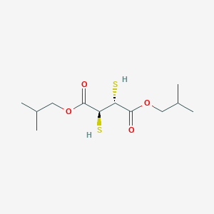 molecular formula C12H22O4S2 B053564 Di-(isobutyl)dimercaptosuccinate CAS No. 118908-62-6