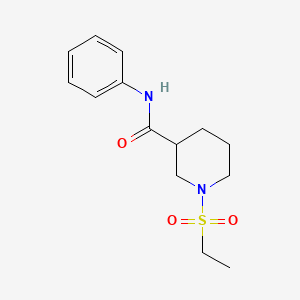 1-(ethylsulfonyl)-N-phenyl-3-piperidinecarboxamide