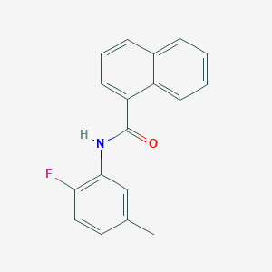 N-(2-fluoro-5-methylphenyl)-1-naphthamide