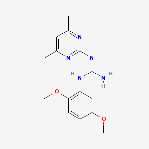 N-(2,5-DIMETHOXYPHENYL)-N'-(4,6-DIMETHYLPYRIMIDIN-2-YL)GUANIDINE