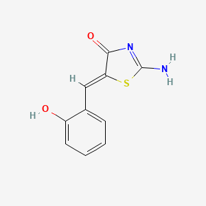 2-amino-5-(2-hydroxybenzylidene)-1,3-thiazol-4(5H)-one