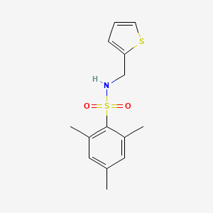 2,4,6-trimethyl-N-(2-thienylmethyl)benzenesulfonamide