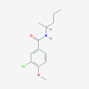 3-Chloro-4-methoxy-n-(pentan-2-yl)benzamide