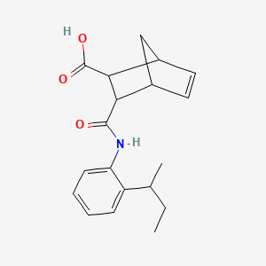 3-{[2-(Butan-2-yl)phenyl]carbamoyl}bicyclo[2.2.1]hept-5-ene-2-carboxylic acid