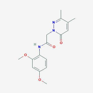 N-(2,4-dimethoxyphenyl)-2-(3,4-dimethyl-6-oxo-1(6H)-pyridazinyl)acetamide