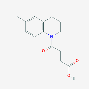 4-[6-METHYL-3,4-DIHYDRO-1(2H)-QUINOLINYL]-4-OXOBUTANOIC ACID