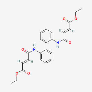 diethyl 4,4'-(2,2'-biphenyldiyldiimino)bis(4-oxo-2-butenoate)