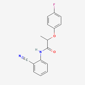 N-(2-cyanophenyl)-2-(4-fluorophenoxy)propanamide