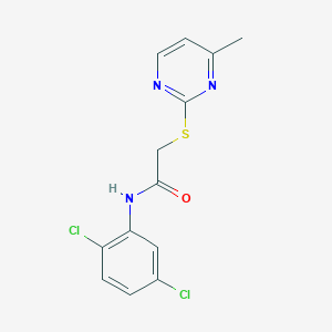 N-(2,5-DICHLOROPHENYL)-2-[(4-METHYL-2-PYRIMIDINYL)SULFANYL]ACETAMIDE