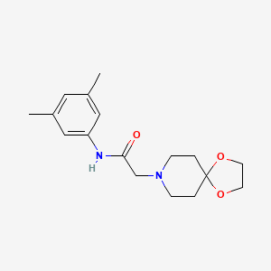 N-(3,5-dimethylphenyl)-2-(1,4-dioxa-8-azaspiro[4.5]dec-8-yl)acetamide