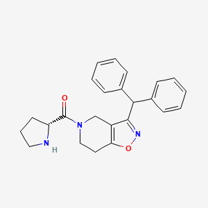 3-(diphenylmethyl)-5-D-prolyl-4,5,6,7-tetrahydroisoxazolo[4,5-c]pyridine