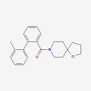 molecular formula C22H25NO2 B5357319 8-[(2'-methyl-2-biphenylyl)carbonyl]-1-oxa-8-azaspiro[4.5]decane 