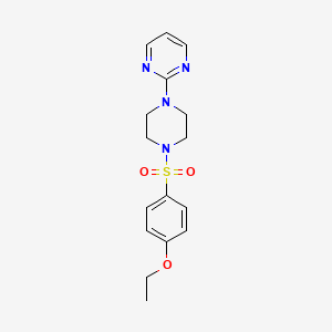 1-[(4-ETHOXYPHENYL)SULFONYL]-4-(2-PYRIMIDINYL)PIPERAZINE