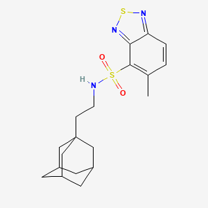 N-[2-(ADAMANTAN-1-YL)ETHYL]-5-METHYL-2,1,3-BENZOTHIADIAZOLE-4-SULFONAMIDE