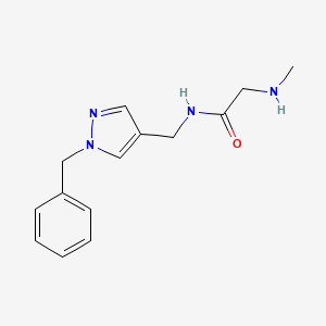 N~1~-[(1-benzyl-1H-pyrazol-4-yl)methyl]-N~2~-methylglycinamide