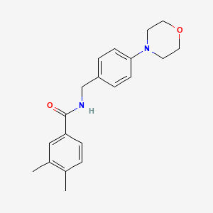 3,4-dimethyl-N-[4-(4-morpholinyl)benzyl]benzamide