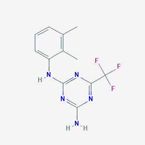 N-(2,3-dimethylphenyl)-6-(trifluoromethyl)-1,3,5-triazine-2,4-diamine