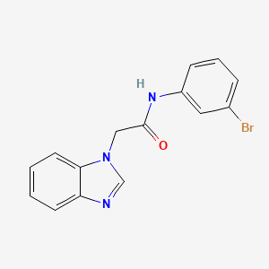 2-(1H-benzimidazol-1-yl)-N-(3-bromophenyl)acetamide