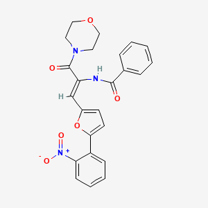 N-{1-(4-morpholinylcarbonyl)-2-[5-(2-nitrophenyl)-2-furyl]vinyl}benzamide