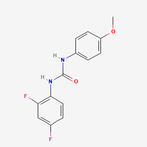 N-(2,4-difluorophenyl)-N'-(4-methoxyphenyl)urea