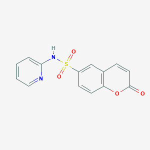 2-oxo-N-2-pyridinyl-2H-chromene-6-sulfonamide