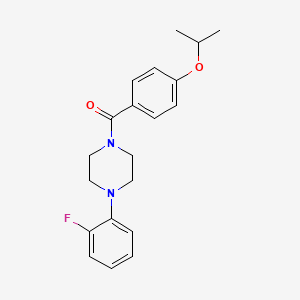 1-(2-fluorophenyl)-4-(4-isopropoxybenzoyl)piperazine