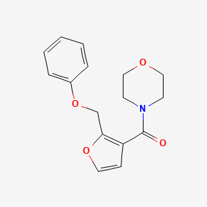 Morpholin-4-yl-[2-(phenoxymethyl)furan-3-yl]methanone