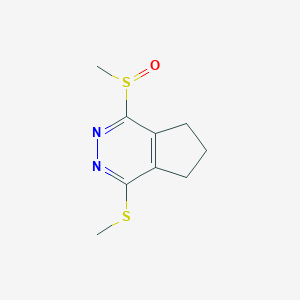 1-Methanesulfinyl-4-methylsulfanyl-6,7-dihydro-5H-cyclopenta[D]pyridazine
