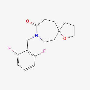 8-(2,6-difluorobenzyl)-1-oxa-8-azaspiro[4.6]undecan-9-one