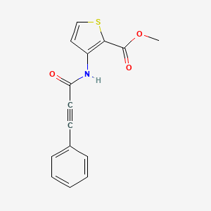 methyl 3-[(3-phenyl-2-propynoyl)amino]-2-thiophenecarboxylate