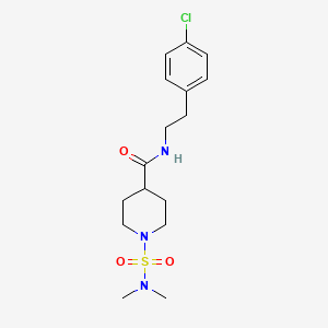 N-[2-(4-chlorophenyl)ethyl]-1-[(dimethylamino)sulfonyl]-4-piperidinecarboxamide