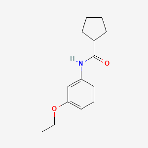 N-(3-ethoxyphenyl)cyclopentanecarboxamide