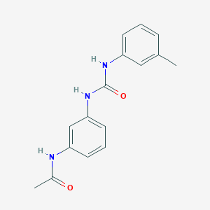 N-[3-({[(3-methylphenyl)amino]carbonyl}amino)phenyl]acetamide