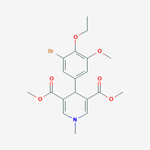 Dimethyl 4-(3-bromo-4-ethoxy-5-methoxyphenyl)-1-methyl-1,4-dihydropyridine-3,5-dicarboxylate