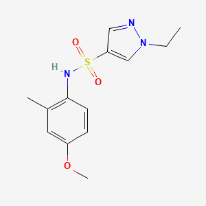 1-ethyl-N-(4-methoxy-2-methylphenyl)-1H-pyrazole-4-sulfonamide