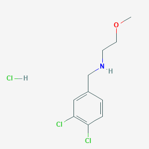 N-[(3,4-dichlorophenyl)methyl]-2-methoxyethanamine;hydrochloride