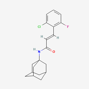 N-1-adamantyl-3-(2-chloro-6-fluorophenyl)acrylamide