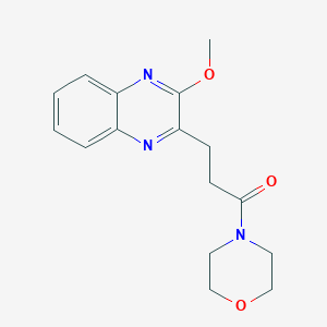 3-(3-Methoxy-2-quinoxalinyl)-1-morpholino-1-propanone