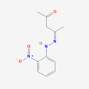 (4Z)-4-[(2-nitrophenyl)hydrazinylidene]pentan-2-one